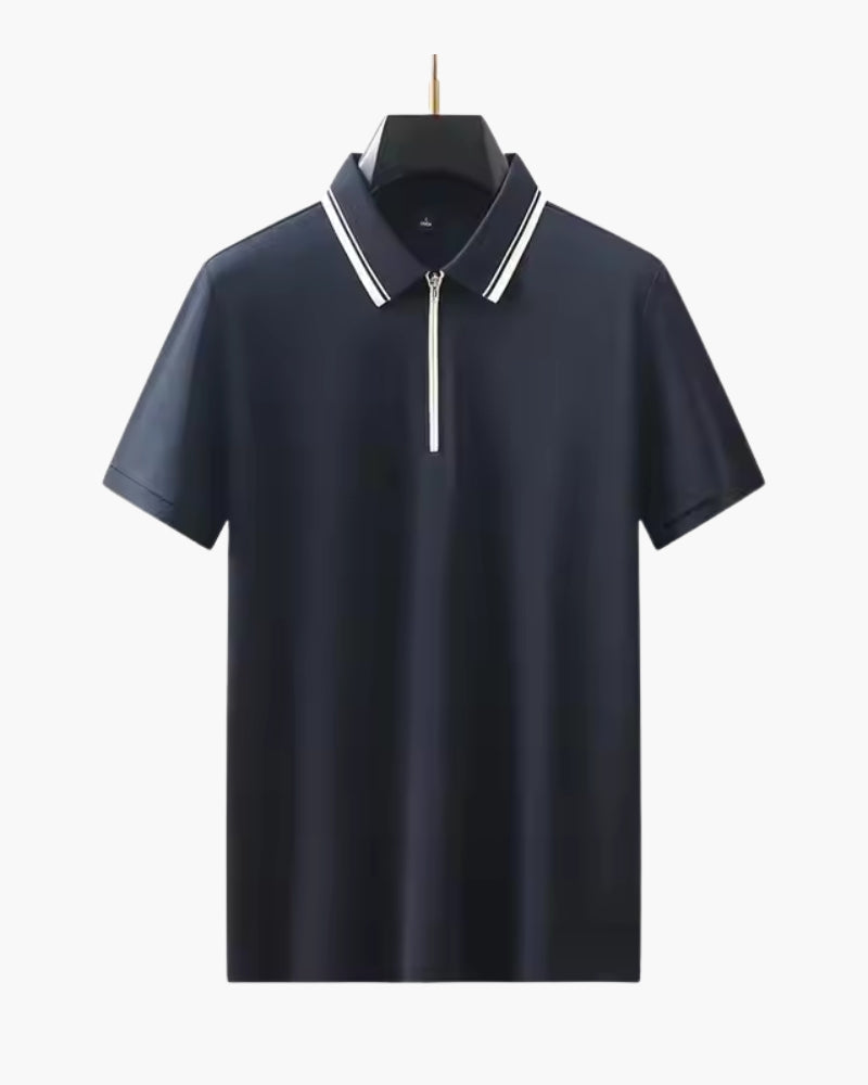 Ridgeway Polohemd mit Reißverschluss
