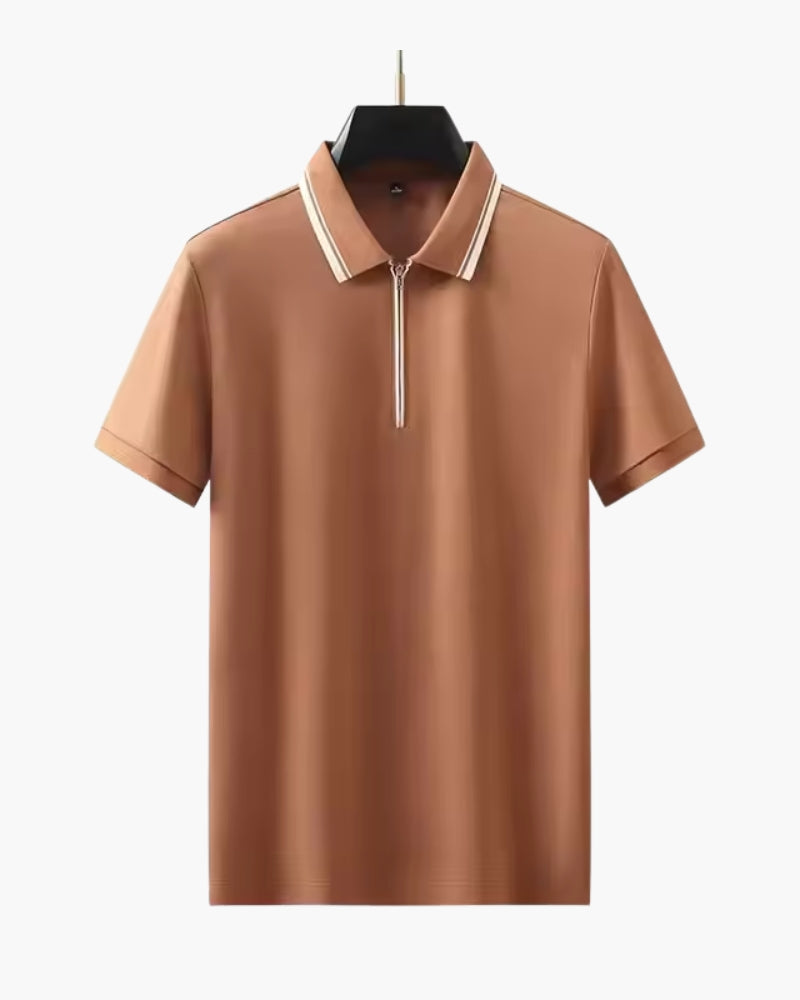 Ridgeway Polohemd mit Reißverschluss
