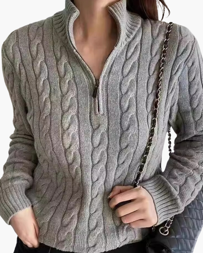 Damen-Halbzip-Pullover Verbier